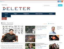 Tablet Screenshot of deleter.net